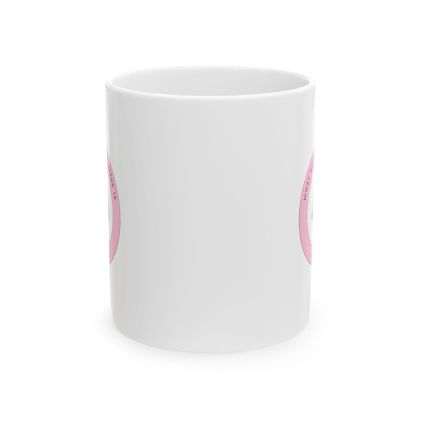 Ducky Needs Caffeine Whimsical Ceramic Coffee Mug, (11oz, 15oz)